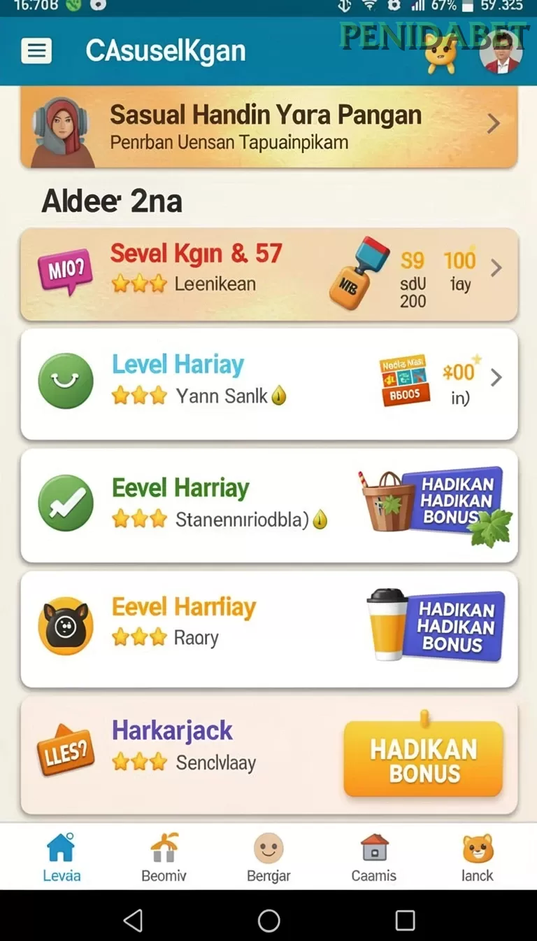Cuplikan layar IDN777 — halaman utama